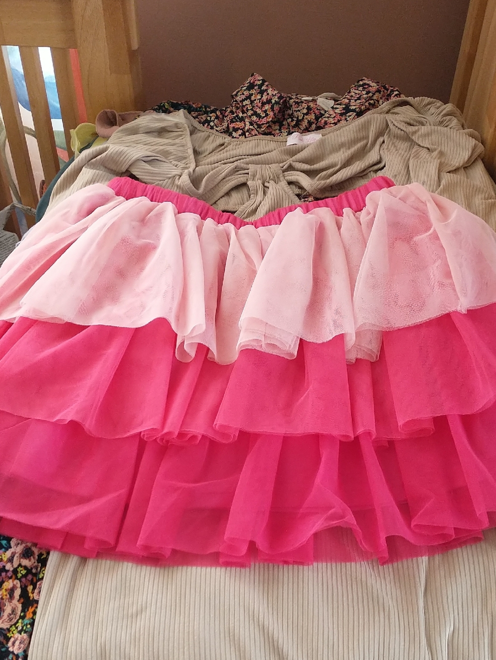Bubblegum tulle  Mini Skirt